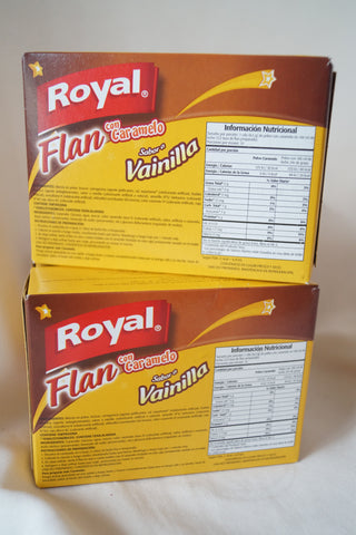 ROYAL FLAN DE VAINILLA CON CARAMELO, 85 g